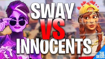 Chronic Innocents 1 VS 1 FaZe Sway 2 | Creative 1v1 *FAZE VS CHRONIC CHILL BUILD FIGHTS*