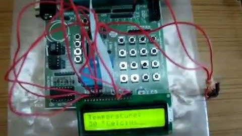 Interfacing Temperature Sensor LM35 with ATMega32