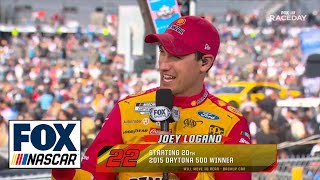 Joey Logano on his Daytona 500 strategy, car adjustments, and win at The Clash | NASCAR on FOX