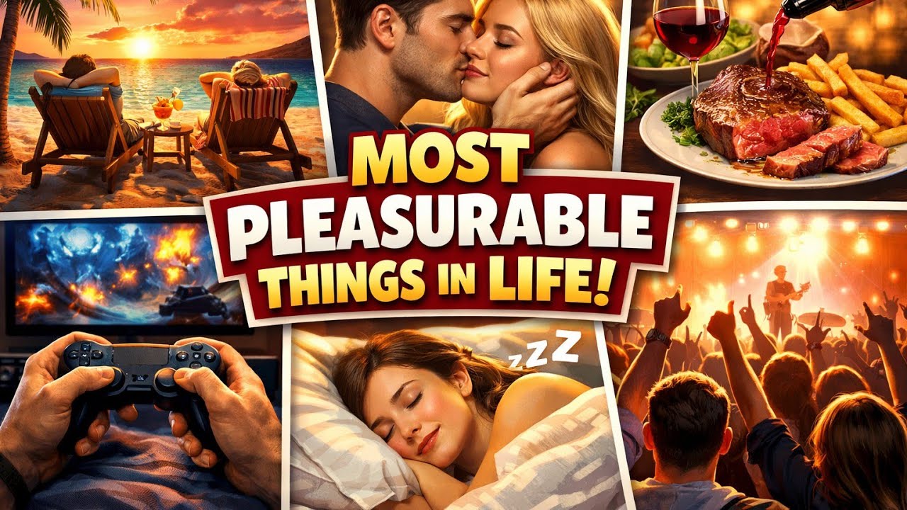 Human most pleasurable things | comparison 