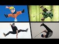 Stunts from anime in real life demon slayer jujutsu kaisen more