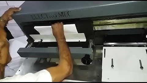 Electromec 1 clamp 3 roller glue separate side glue