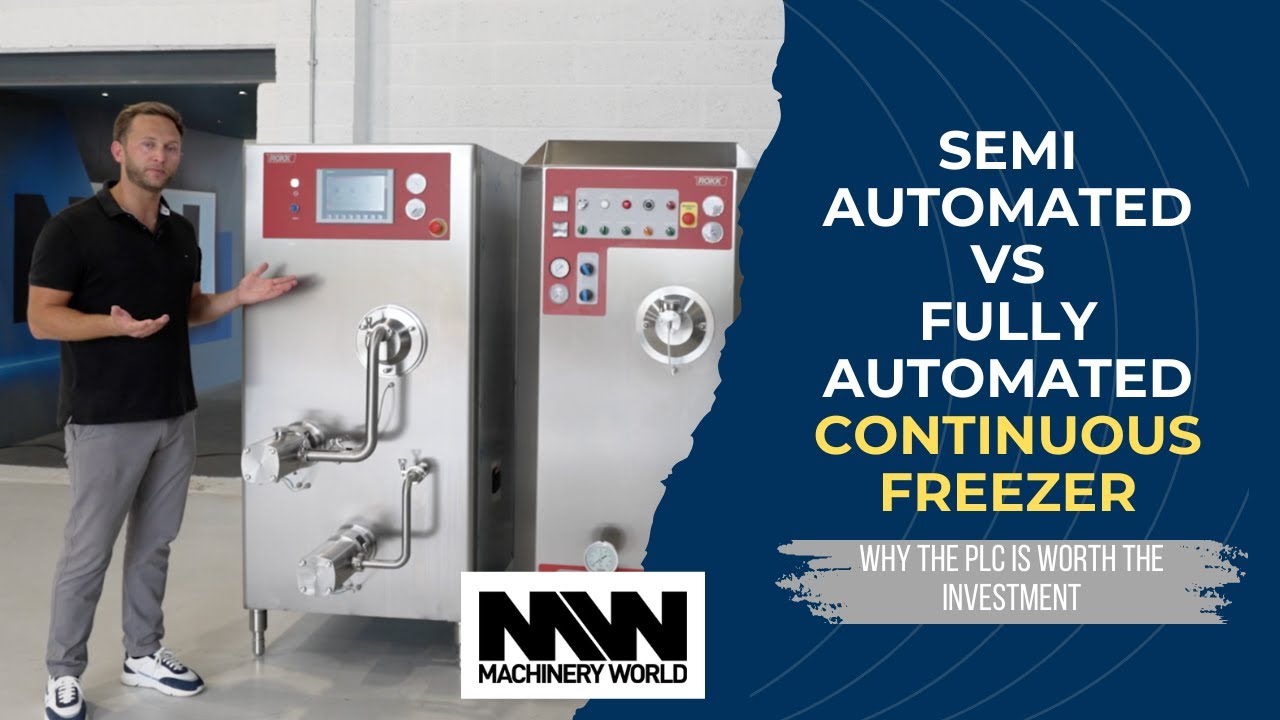 Semi Automatic vs Fully Automatic Continuous Freezers - ROKK Processing Explained