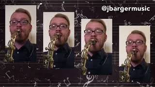 Ferling Etude No. 10 - Quartet Arrangement || James Barger, Saxophone