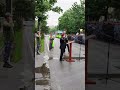 У здания ГУВД Бишкека прошёл гарнизонный развод