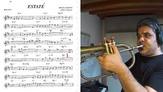 Video thumbnail of "Estaté - trumpet theme tutorial"