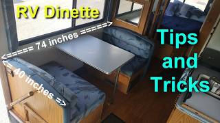 Our RV Dinette Tips and Tricks