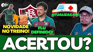 Vários Torcedores Não Gostaram Da Escalação Do Fluminense Novidade No Treino E Muito Mais