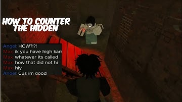 Roblox Violence District How to Counter The Hidden (and break its ankles)