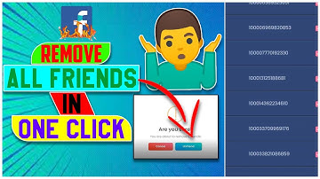 How to unfriend all friend in Facebook | How to remove your all Facebook friend in one click
