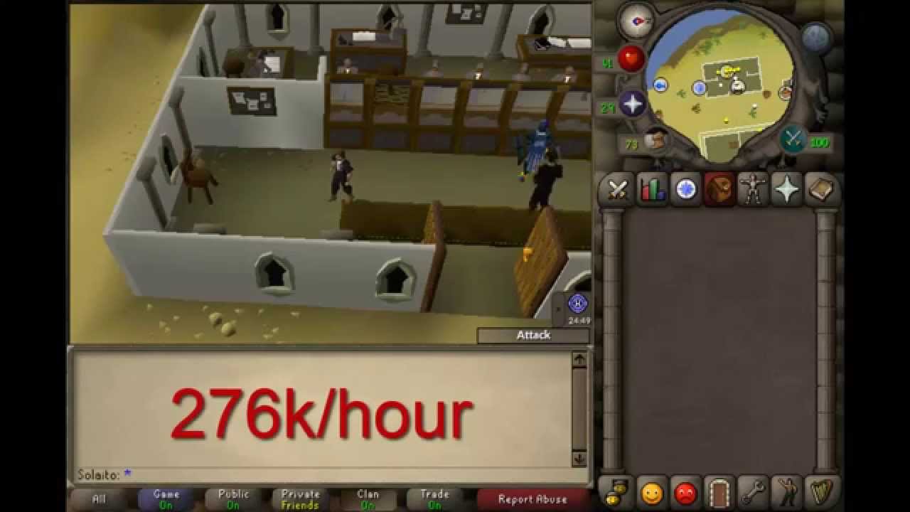 Runescape 2007 Money Making Guide F2p Tanning Cowhides 276k