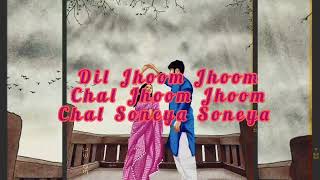 Movie - CRAKK Song - Dil Jhoom ,(lyrics )Singer - Shreya Ghoshal & Vishal Mishra Lebel - T-Series