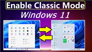 How to change Windows 11Start menu to classic view | Windows 11 Classic start menu | #startmenu