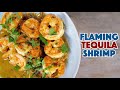 Flaming Tequila Shrimp Appetiser Recipe