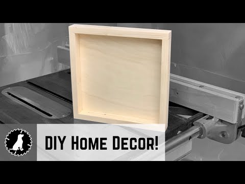 Video: How to Create a Shadow Box Frame: 11 Steps (with Pictures)