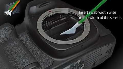 How to use sensor cleaning swabs Vswabs and solution for digital camera sensor