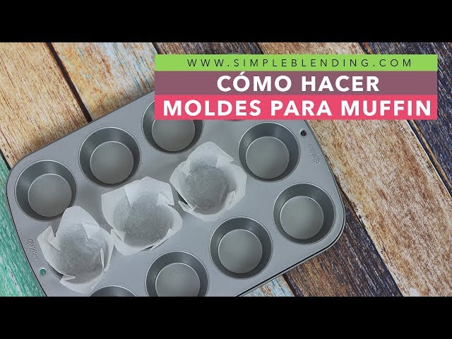 las recetas del marqués de muchabarba: COMO HACER MOLDES PARA MAGDALENAS  CON FOLIOS