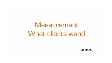 AMEC Measurement Client wants