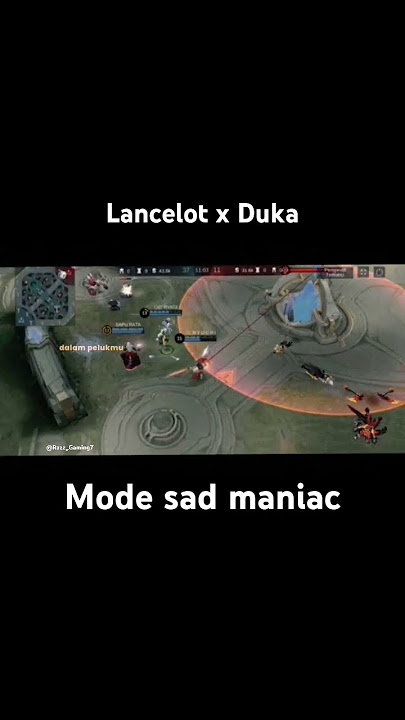 LANCELOT MODE SAD X DUKA , MANIAC#gameplay #lancelot #mlbb #mobilelegends #jedagjedug