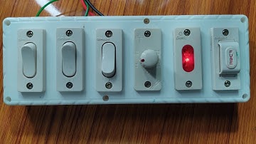 3 Switch 1Regulator 1 Fuse 1 Indicator Board Wiring Connection || Sinha Electricals