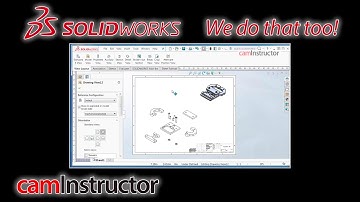 camInstructor SolidWorks Training - Exploded View in Drawings