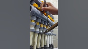 How Floor Heating Pipes Are Connected - Good tools and machinery make work easy