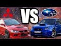 ⭕️Mitsubishi Lancer Evolution VS Subaru Impreza ⭕️