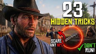 23 INSANE Tricks Every Player Should Know! 🔥| Red Dead Redemption 2  News