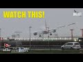 American 777 insane landing at London Heathrow! image