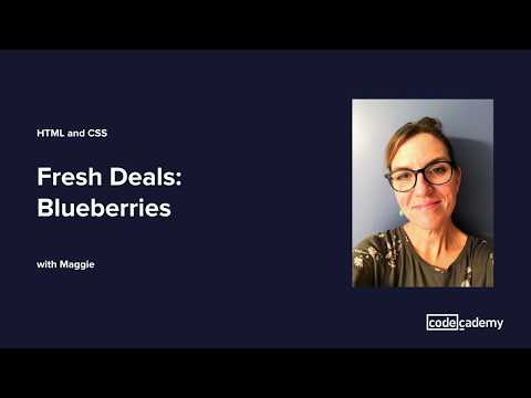 HTML and CSS Fresh Deals Blueberries - HTML and CSS Fresh Deals Blueberries