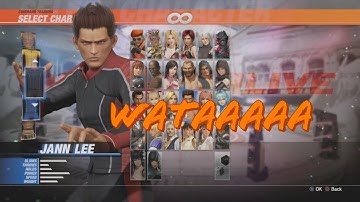 Dead or Alive 6 Jan lee Command Trials