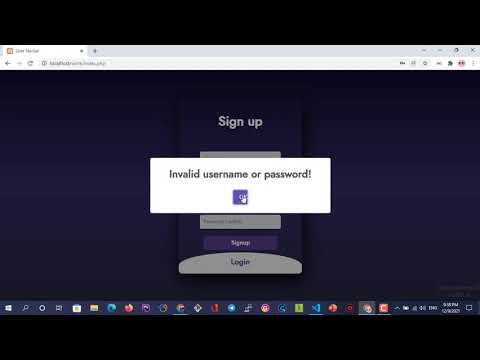 PHP Login/Register Form P3 /پیاده سازی فرم ثبت نام و ورود قسمت 3 با استفاده از PHP