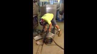 Welding A Tap On A Run Of Single Wall Spiral Duct