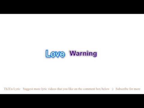 Love warning lyrics