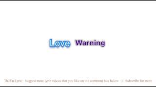 Love warning lyrics