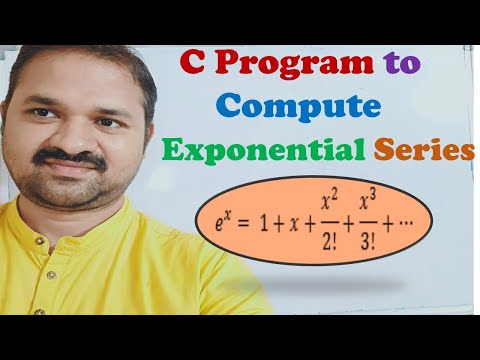 C  Program to calculate exponential series