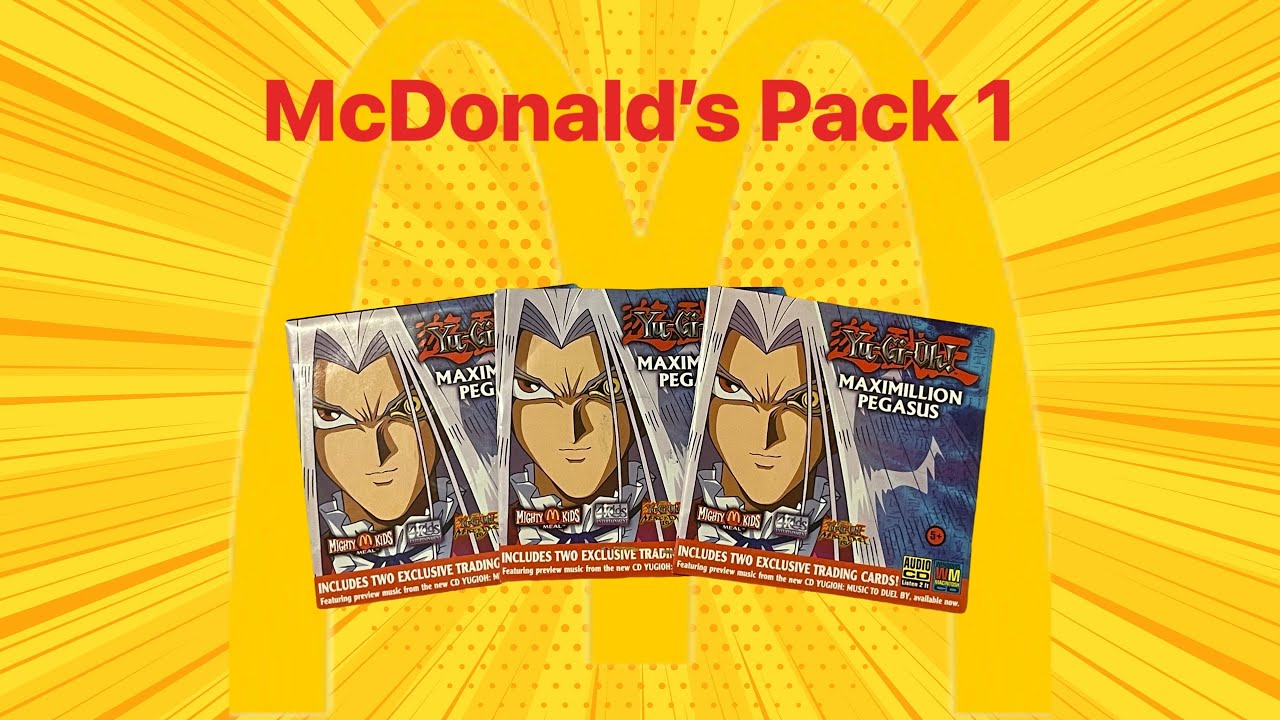 Yu-Gi-Oh! McDonald's Pack 1 Opening! Let's Try This Again! - YouTube