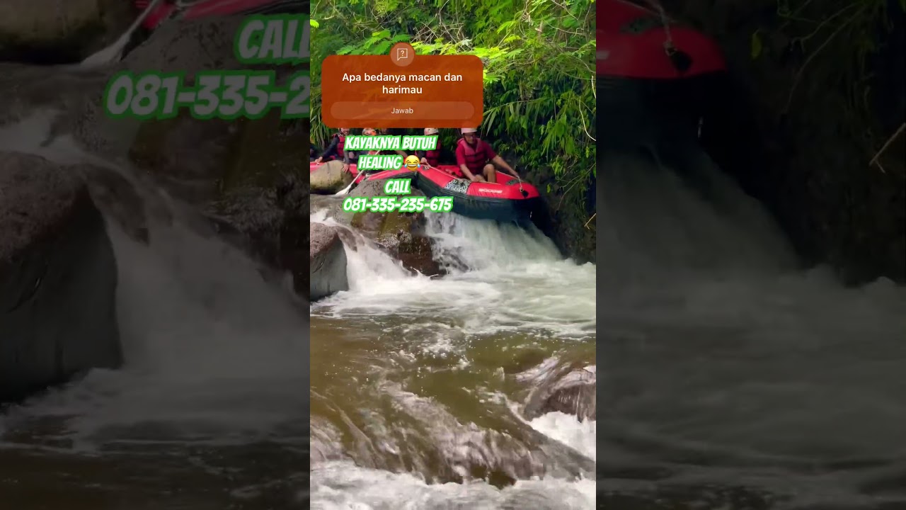Apa bedanya rafting dan arung jeram di pacet mojokerto