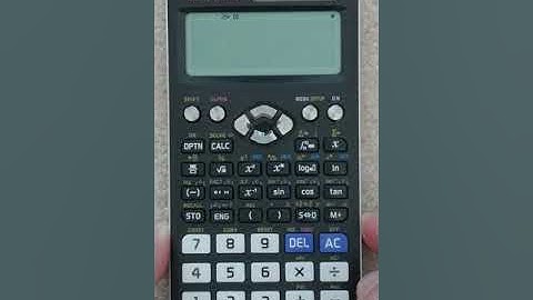 CASIO fx-991EX - Find f(x) for a given x value