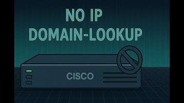 Stap voor stap: DNS-opzoekingen uitschakelen voor onjuiste opdrachten in Cisco IOS