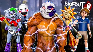 Sun And Moon Fight In Bigfoot With Puppet Roxanne Wolf And Gregory