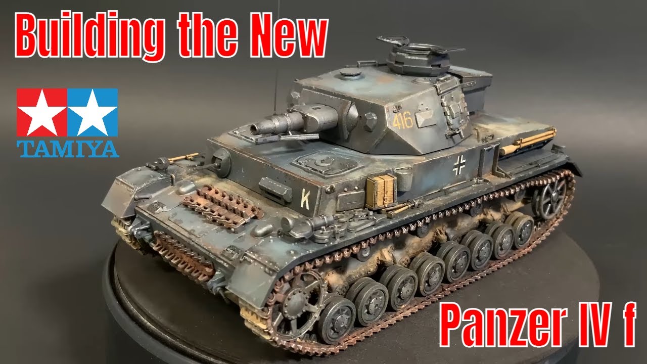 Building the New Tamiya 135  Panzer IV ausf F  New release plastic model kit
