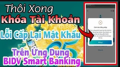 Hướng dẫn đăng nhập internet banking bidv năm 2024