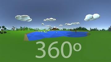 Virtual Valley VR 360° Video created in Unity 5 HD