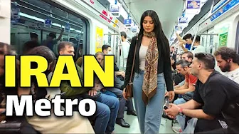 IRAN Metro Cleanest in the World 🇮🇷| Tehran Today Mood in Tajrish 