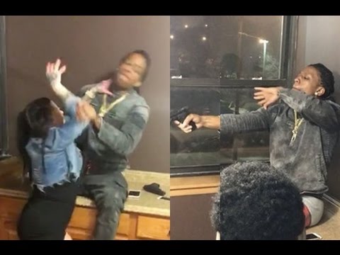 Rico Recklezz Shoots At A Girl! \