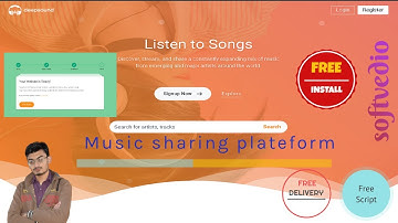 How to make music sharing platform with php | music share platform | sleep music |meditation music|