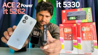 itel Ace Power 2500mAh 🔋 it 5262 💥 it 5330 1900mAh #unboxing FIRST IMPRESSIONS 🔥Keyped Phone 📱