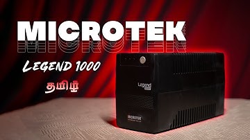 Microtek LEGEND 1000 UPS | Unboxing & Overview | தமிழ் Tamil | #pv7photography