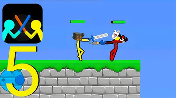 Supreme Duelist Stickman - Gameplay Walkthrough Part 5 - (iOS, Android)